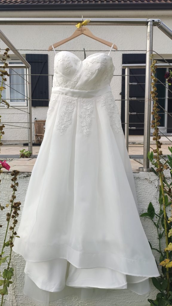 Robe de mariée-Dentelle-Création-Broder